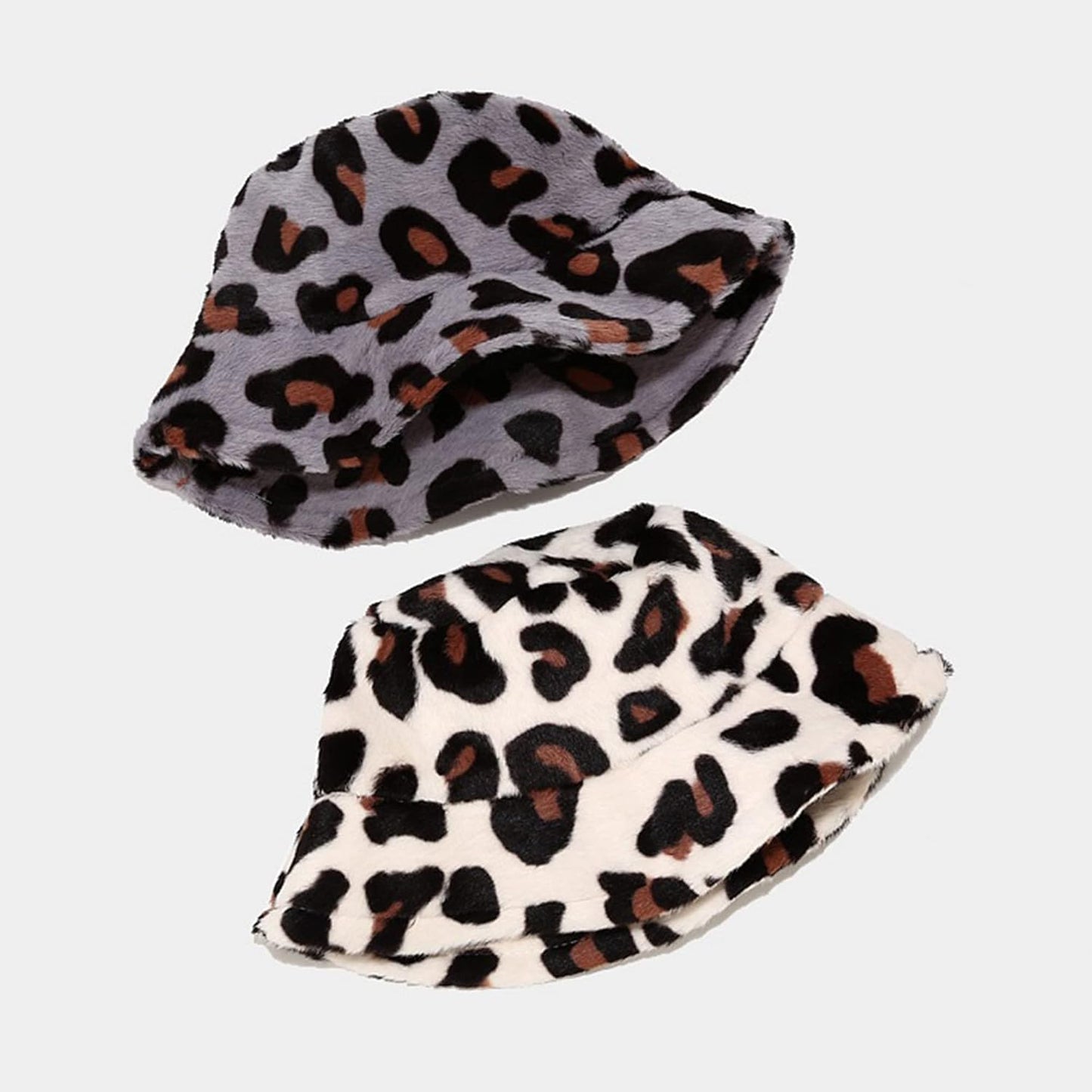 Women'S Winter Faux Fur Fuzzy Warm Bucket Hat