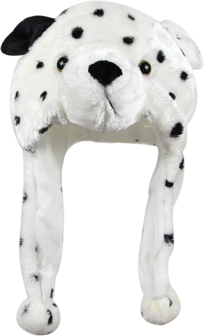 Plush Fun Animal Hats One Size Cap Polyester with Fleece Lining