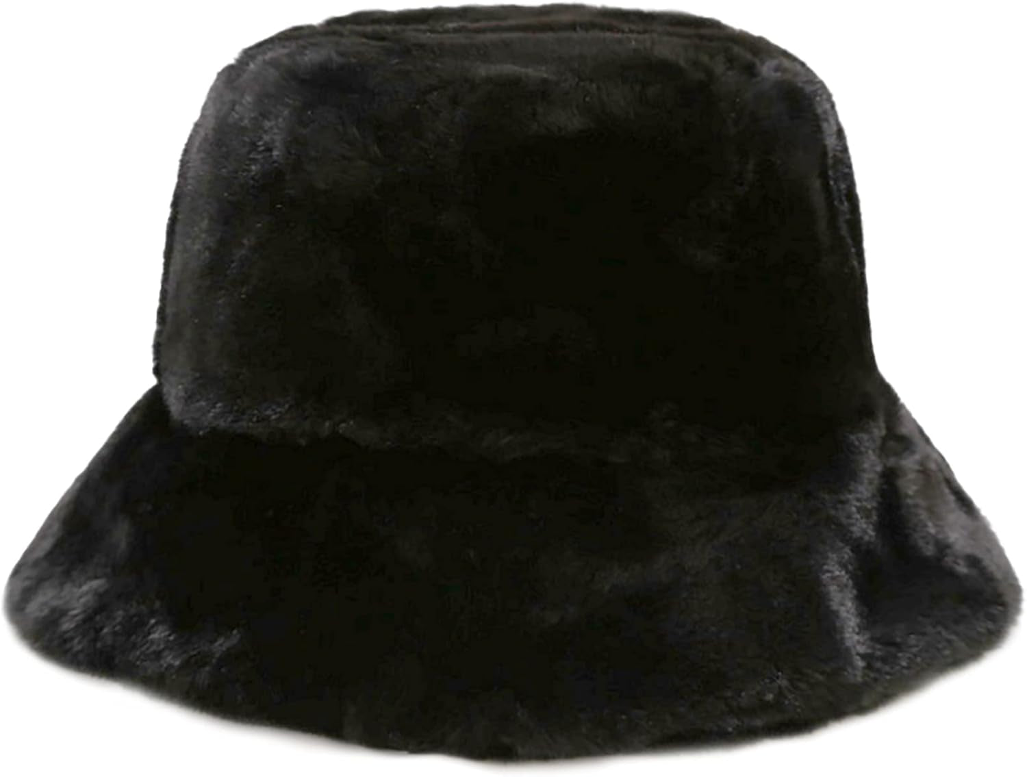 Faux Fur Bucket Hat – Fluffy Fuzzy Plush Warm Winter Hat Soft Cozy for Women Men Teens